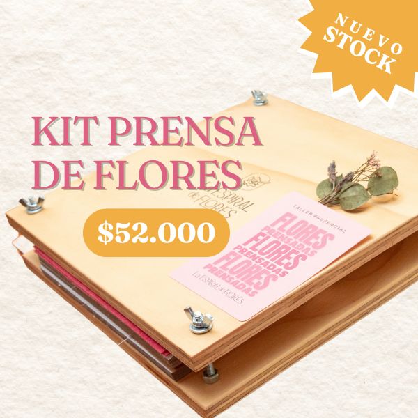 Kit Prensa Floral | Materiales esenciales para prensar flores