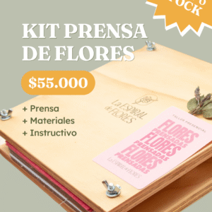 Kit Prensa Floral Creativa | Materiales esenciales para prensar flores